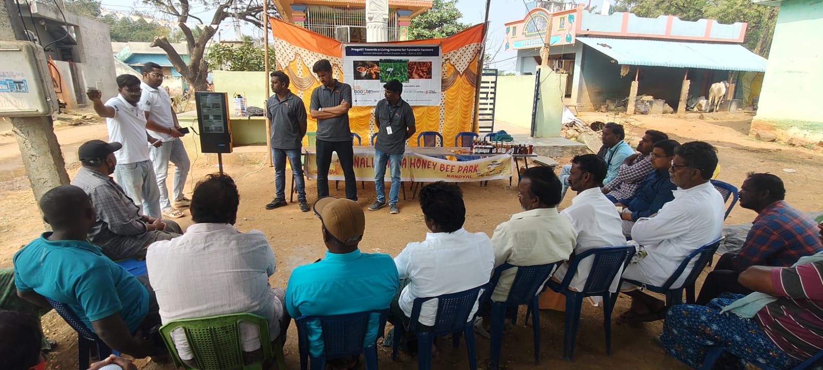 Discussion with an Agri-insurance company regarding crop insurance and benefits