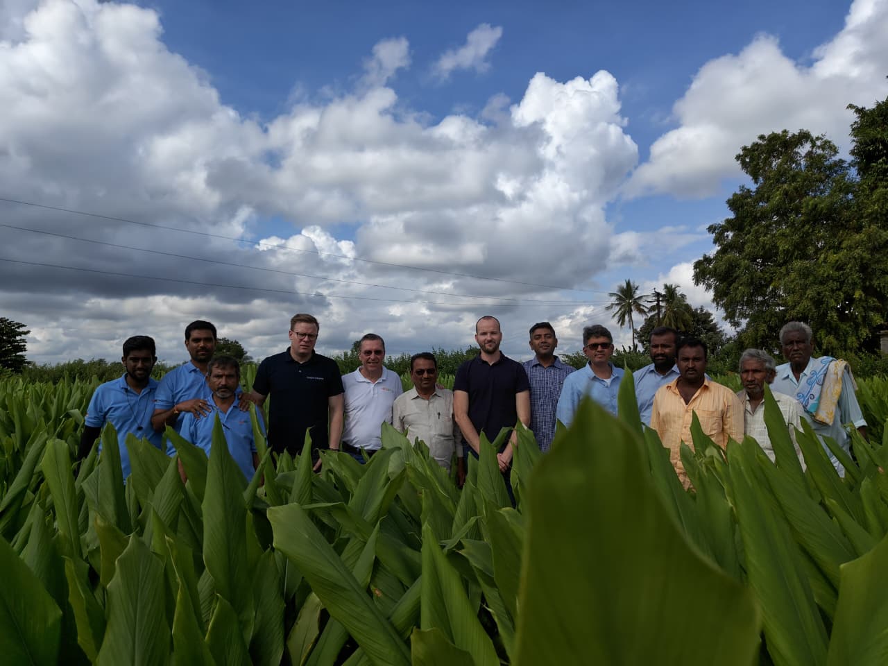 The Consortium (Woord en Daad, Nedspice, Fuchs Gruppe & JBI) visit the turmeric fields in Andhra Pradesh